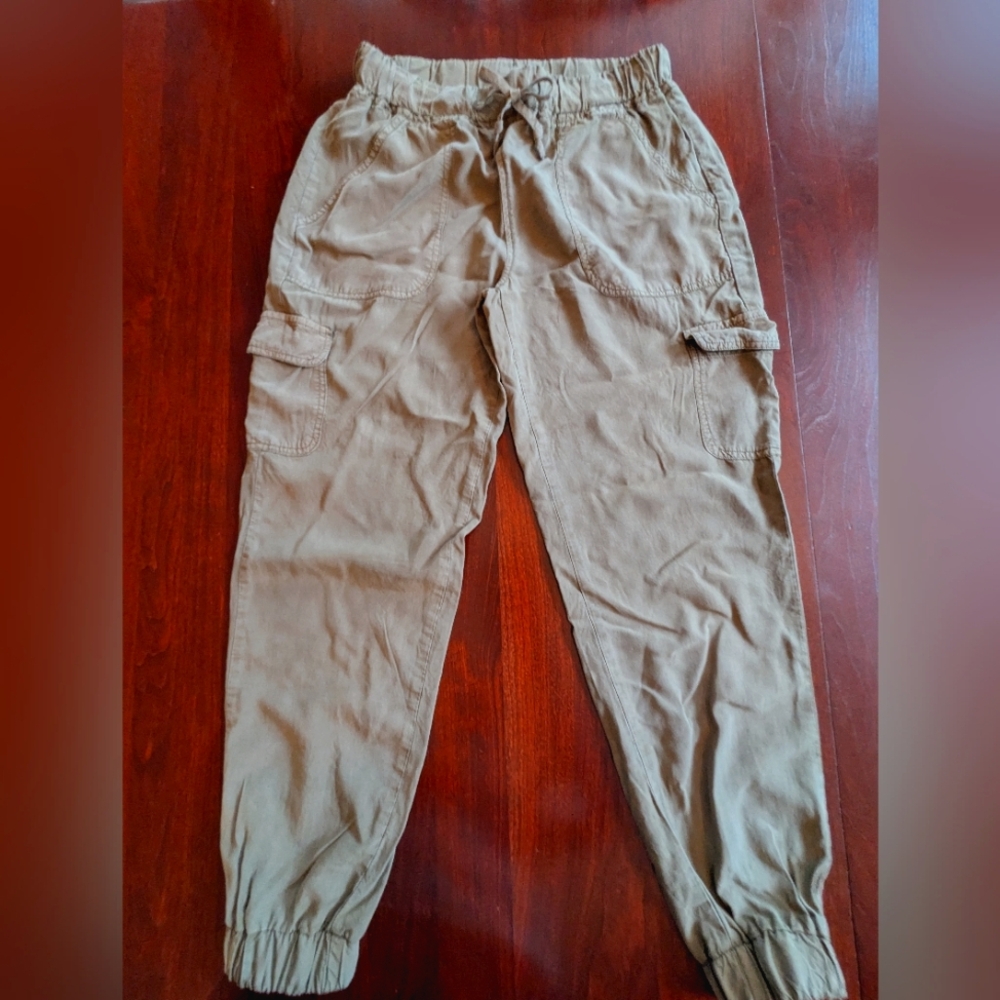 Thread & Supply Tencel Joggers, Size XS, Olive Green